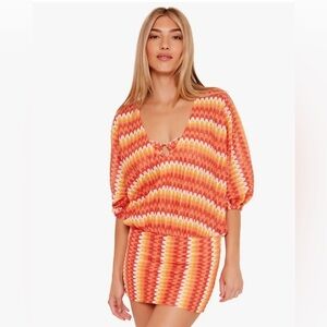 NWT Trina Turk Sunray Tunic Cover UP Size S/M